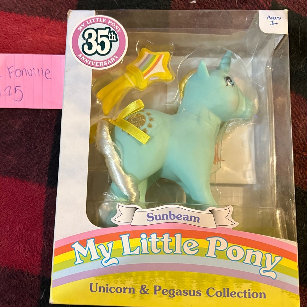 My Little Pony Sunbeam - Light Blue with Yellow Star